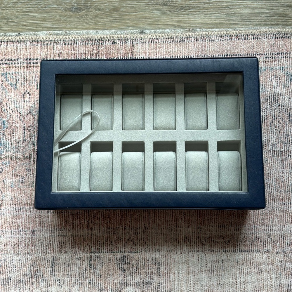 Wolf Estd 1834 Leather Watch Box